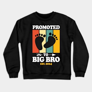 Promoted to be a Big Bro - Est. 2024 Crewneck Sweatshirt